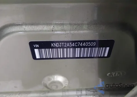 2012 Kia Soul z USA, uszkodzony, nr VIN KNDJT2A54C7440509